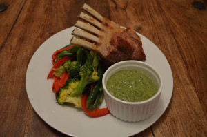 Rack of Lamb with Salsa Verde