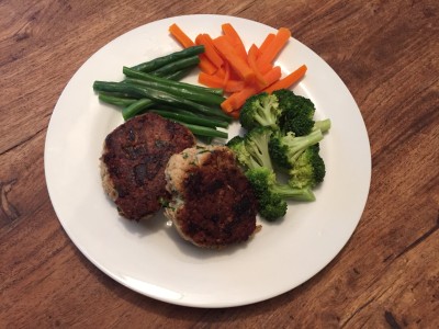 Protein packed salmon patties