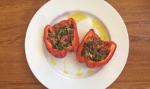 Amaranth and quinoa stuffed Capsicum