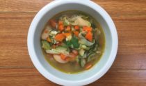 Herbed vegetable and white bean soup