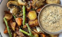 Roasted Tahini Vegetables