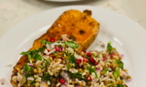 Roasted Butternut Pumpkin with Warm Middle Eastern Salad