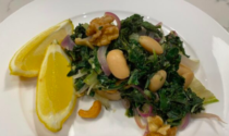 Silverbeet, Walnuts and Butter Beans